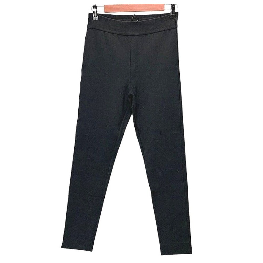 Alexander Wang Women's L Jogger Pants Black Elastic Waist‎ Slim Tapered Designer
